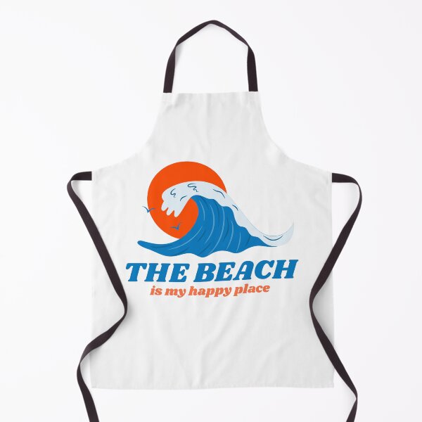 Item preview, The Beach is My Happy Place - retro beach lover designed and sold by The Sporty Nerd.