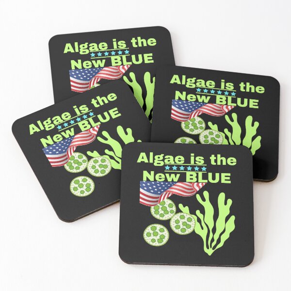 Item preview, :Algae Is The New Blue - Sarcastic Souvenir Vote Democrat Design designed and sold by EarthArtDesigns.