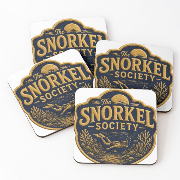 Item preview, The Snorkel Society | Funny Snorkeling Gift Tee designed and sold by CurlyDogDesigns.