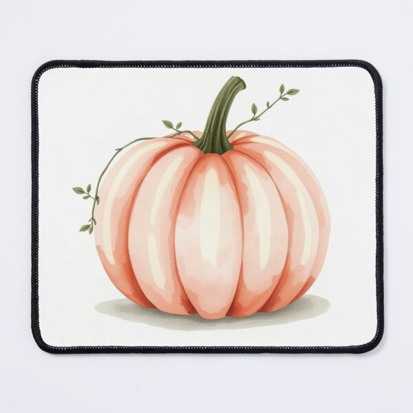 Item preview, Watercolor Muted Pink Pumpkin Wall Art designed and sold by Vida e Arte.