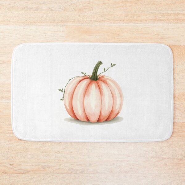 Item preview, Watercolor Muted Pink Pumpkin Wall Art designed and sold by Vida e Arte.