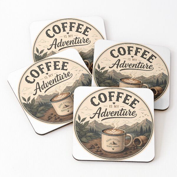 Item preview, Coffee Is My Adventure Mood designed and sold by ali prints.