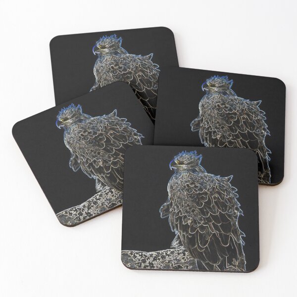 Item preview, Neon Eagle on Rocky Perch designed and sold by tonivainio.