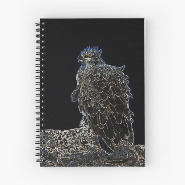 Item preview, Neon Eagle on Rocky Perch designed and sold by tonivainio.
