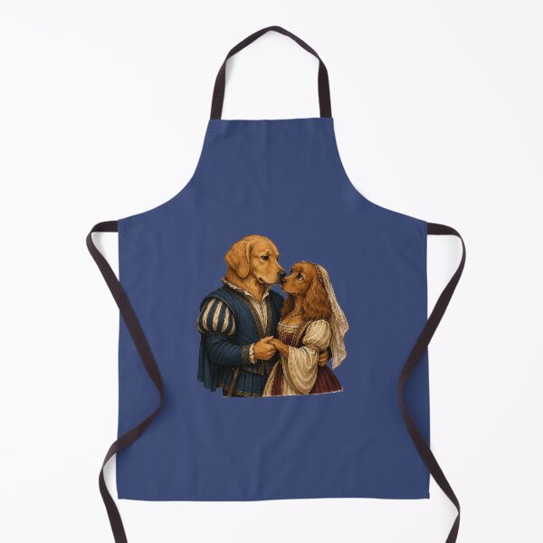 Item preview, Romeo and Juliet Dogs – Literary Love Story Illustration designed and sold by Caradestrella.