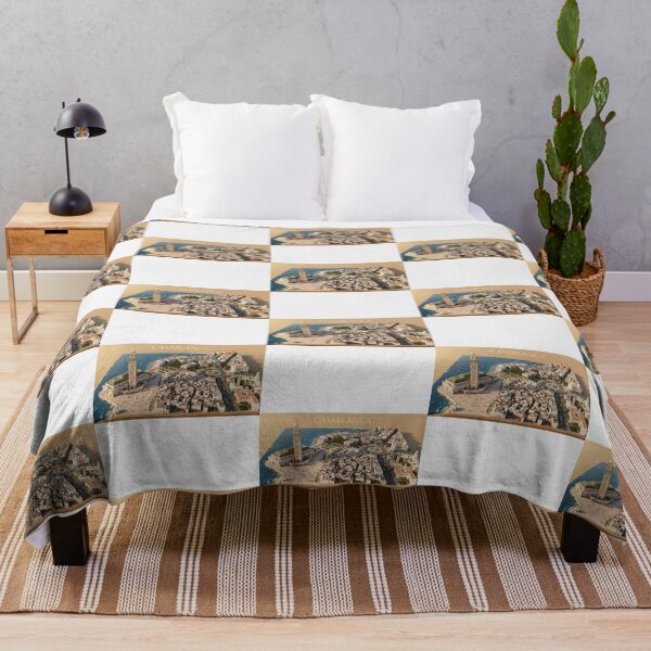 Item preview, Casablanca Morocco 3D Diorama Map Print designed and sold by STICKOANIME.