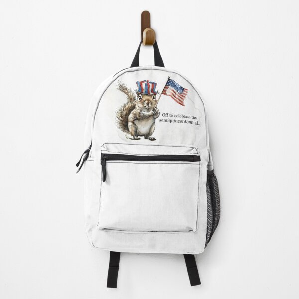 Item preview, 4th of July Squirrel "Off to celebrate the semiquincentennial" designed and sold by Made 4 U Studio.