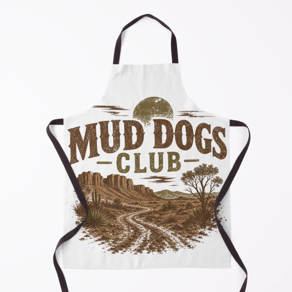 Item preview, Mud Dogs Club Funny Dirty Dog Off-Road Tee designed and sold by CurlyDogDesigns.