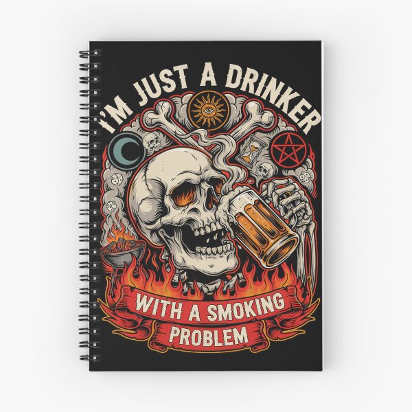 Item preview, I'm Just A Drinker With A Smoking Problem designed and sold by Bone & Blade.