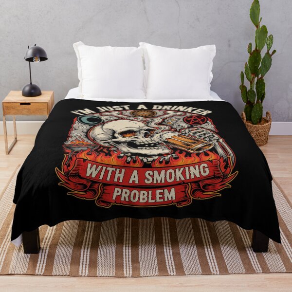 Item preview, I'm Just A Drinker With A Smoking Problem designed and sold by Bone & Blade.