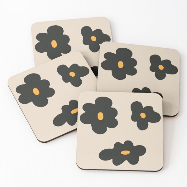 Item preview, Black Flower Doodles designed and sold by imaniko.