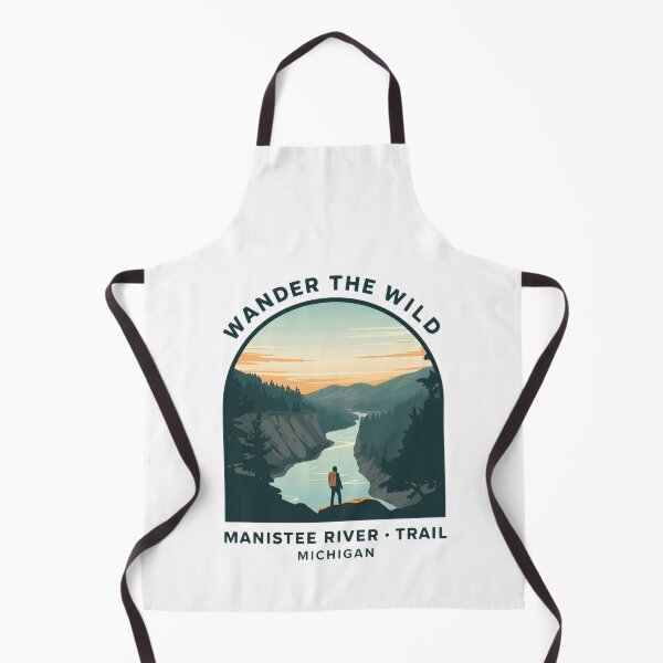 Item preview, Wander The Wild Manistee River Trail Michigan Hiking Explorer designed and sold by Simsimah26Parks.