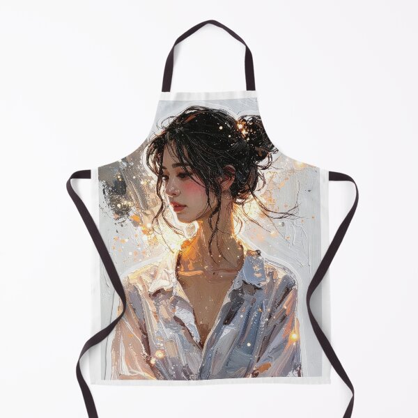 Item preview, Impressionist Woman Portrait Art designed and sold by BetweenForms.