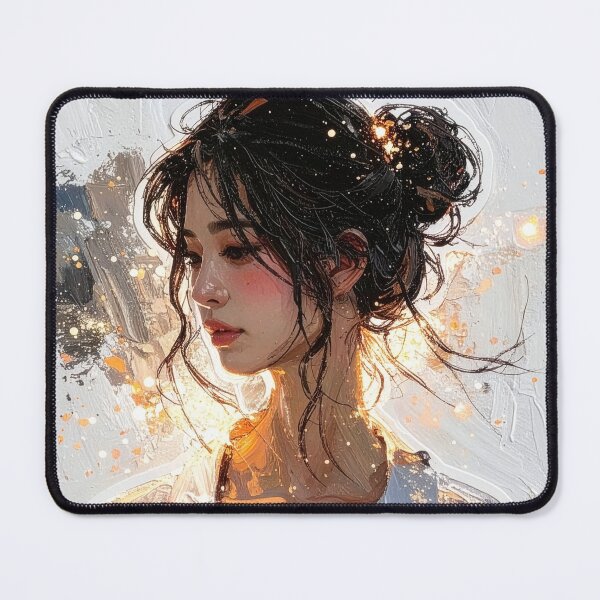 Item preview, Impressionist Woman Portrait Art designed and sold by BetweenForms.