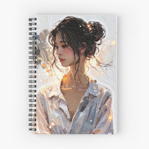 Item preview, Impressionist Woman Portrait Art designed and sold by BetweenForms.