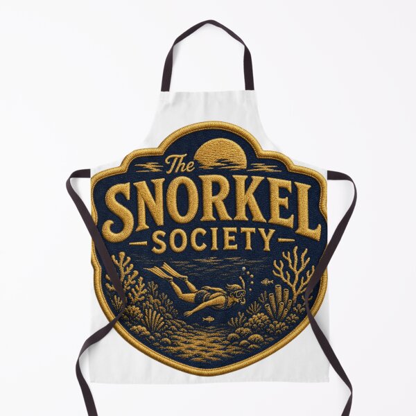 Item preview, The Snorkel Society | Funny Snorkeling Gift Tee designed and sold by CurlyDogDesigns.