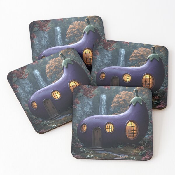 Item preview, Deep Purple Aubergine House designed and sold by Vhelir-Art.
