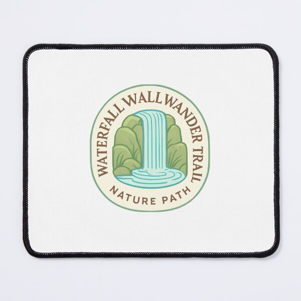 Item preview, Waterfall Wall Wander Trail Nature Path Outdoor Explorer Hiker designed and sold by Simsimah26Parks.