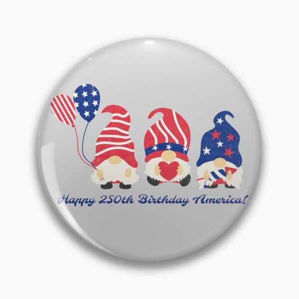 Item preview, Happy 250th Birthday America Gnomes designed and sold by Made 4 U Studio.