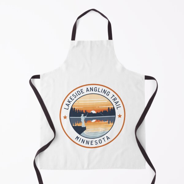 Item preview, Lakeside Angling Trail Minnesota Fishing Angler Outdoorsman designed and sold by Simsimah26Parks.
