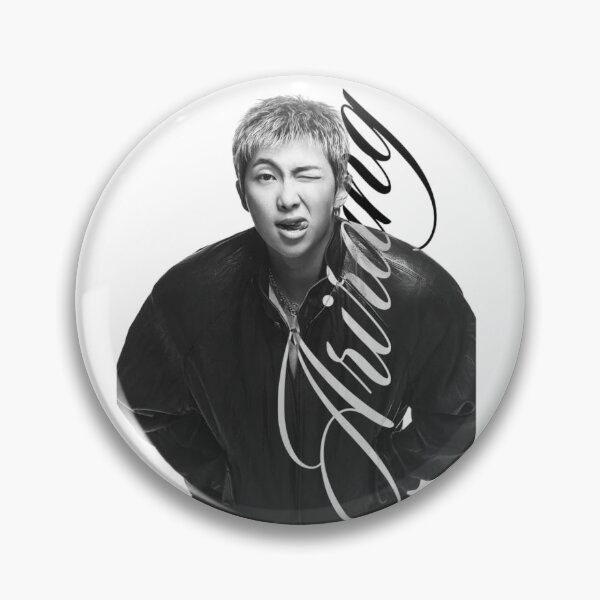 Item preview, RM Namjoon Leather Jacket Wink Photo Art designed and sold by Mooncreates7.