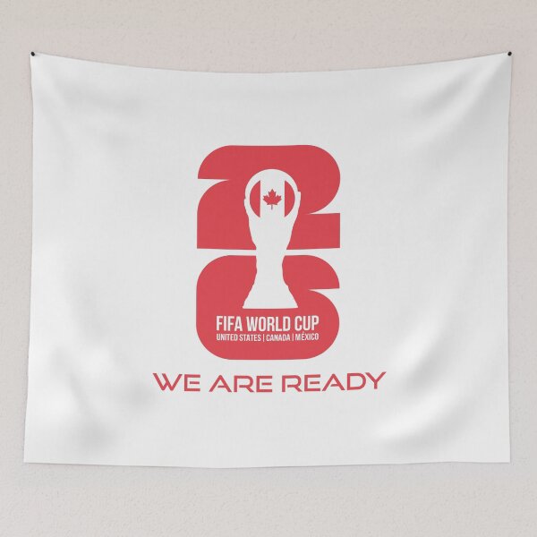 Item preview, FIFA World Cup 2026 Canada We Are Ready Trophy Sticker designed and sold by topprinting.