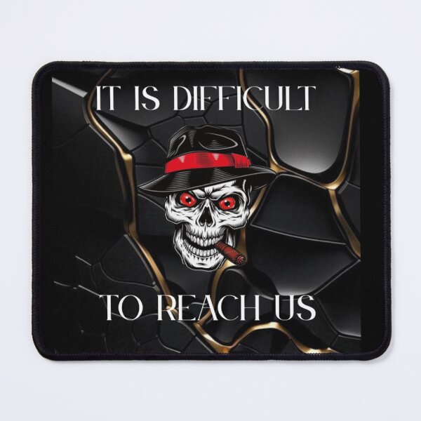 Item preview, Edgy Skeleton Mafia Boss with Fedora and Cigar Art designed and sold by Wadotahir.