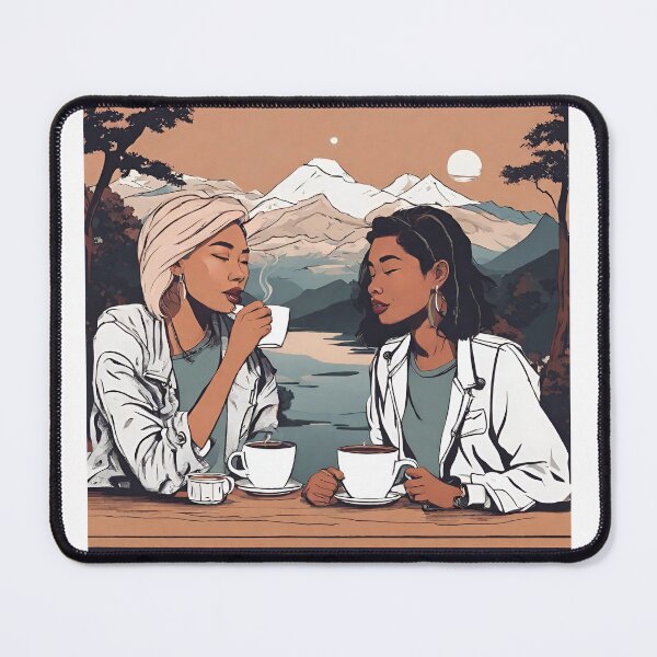 Item preview, Cozy Couple Love Illustration Design designed and sold by MMV2612.