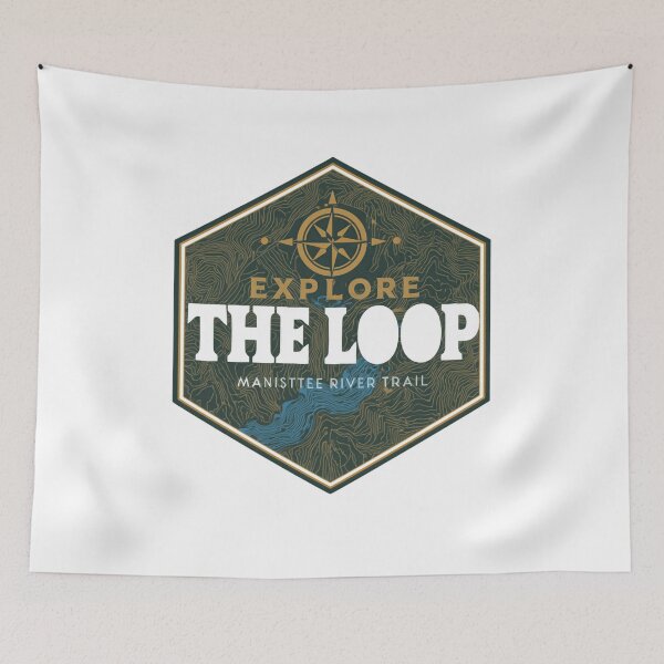 Item preview, Explore The Loop Manistee River Trail Michigan Hiking designed and sold by Simsimah26Parks.