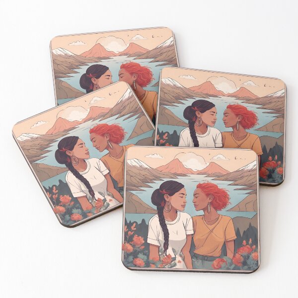 Item preview, Cozy Couple Love Illustration Design designed and sold by MMV2612.
