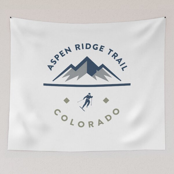 Item preview, Aspen Ridge Trail Colorado Skier Mountain Adventure designed and sold by Simsimah26Parks.