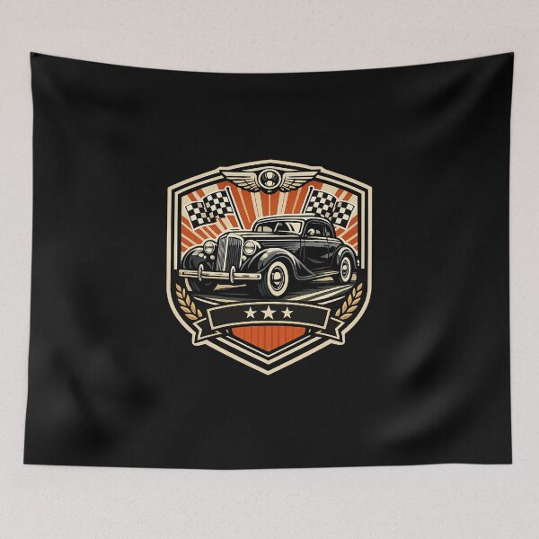 Item preview, Vintage Classic Hot Rod Racing designed and sold by ubeyeart.