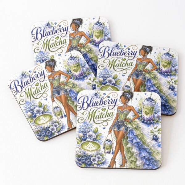 Item preview, Blueberry Matcha Fashionista Art designed and sold by K3DreamKreations .