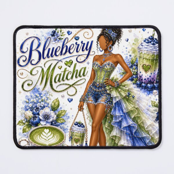 Item preview, Blueberry Matcha Fashionista Art designed and sold by K3DreamKreations .