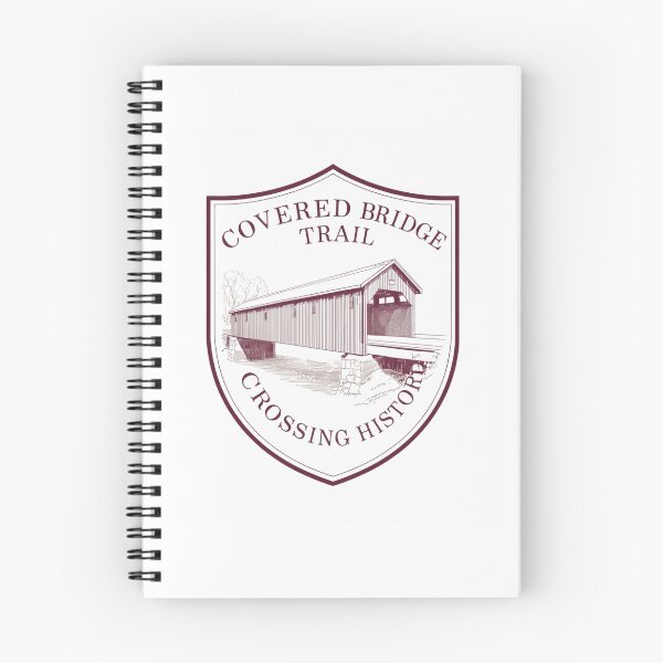 Item preview, Covered Bridge Trail Crossing History Traveler Explorer Landmark designed and sold by Simsimah26Parks.