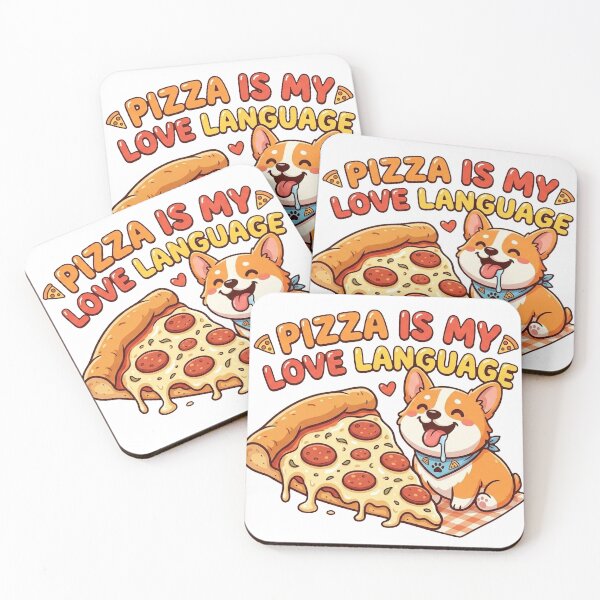 Item preview, Funny Corgi Pizza Is My Love Language Shirt, Cute Corgi Pizza Tee, Corgi Food Lover Gift designed and sold by Wearable Canvas...