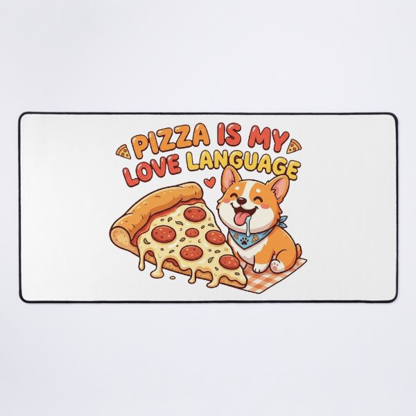 Item preview, Funny Corgi Pizza Is My Love Language Shirt, Cute Corgi Pizza Tee, Corgi Food Lover Gift designed and sold by Wearable Canvas...