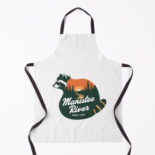 Item preview, Manistee River Trail Life Raccoon Michigan Outdoors Hiking Camping designed and sold by Simsimah26Parks.