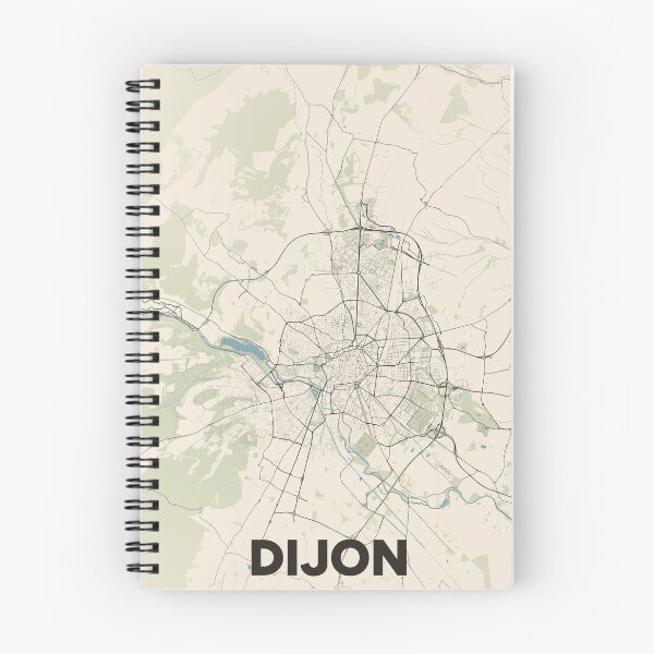 Item preview, Dijon Map designed and sold by MapsNerd.