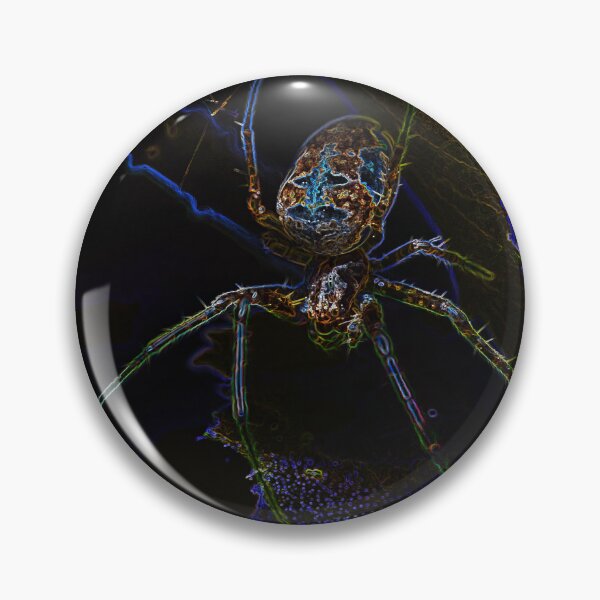 Item preview, Neon Spider on Leaf Surface designed and sold by tonivainio.