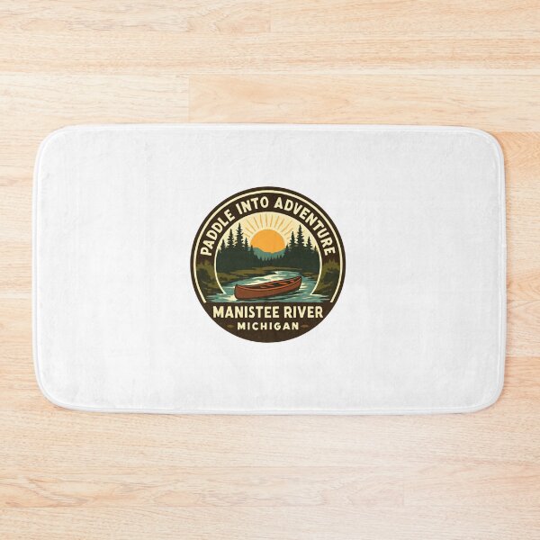 Item preview, Paddle Into Adventure Manistee River Michigan Canoeing Paddler Outdoors Explorer designed and sold by Simsimah26Parks.