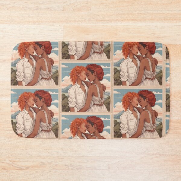 Item preview, Cozy Couple Love Illustration Design designed and sold by MMV2612.