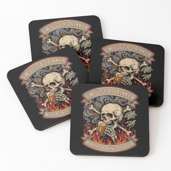 Item preview, I'm Just A Drinker With A Smoking Problem designed and sold by Bone & Blade.