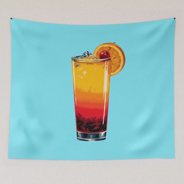 Item preview, Tequila Sunrise Glow Cocktail designed and sold by daila70.