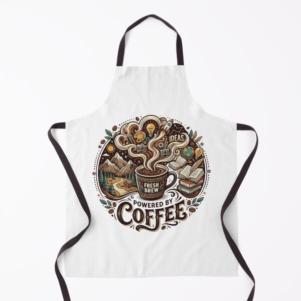 Item preview, Creative Mind Coffee Lover T-Shirt Design designed and sold by Ponsak.