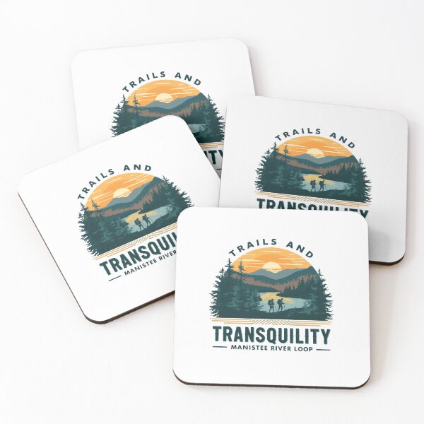 Item preview, Trails And Tranquility Manistee River Loop Hiking Backpacker Outdoor Wilderness designed and sold by Simsimah26Parks.