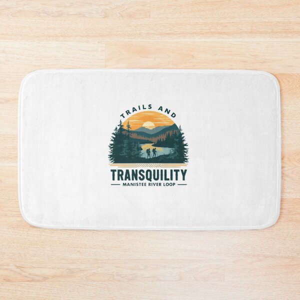 Item preview, Trails And Tranquility Manistee River Loop Hiking Backpacker Outdoor Wilderness designed and sold by Simsimah26Parks.