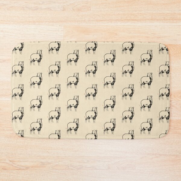 Item preview, Minimalist Japanese Ukiyo-e Cyprus Mouflon Art designed and sold by DuckOddity.