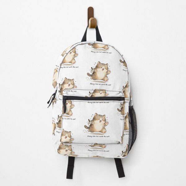 Item preview, Always Late Running Cat Watercolor designed and sold by Biriba+55.