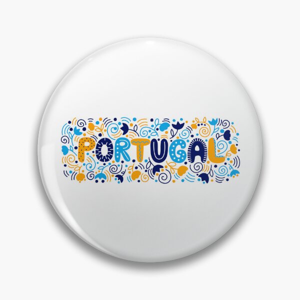 Item preview, Colorful Portugal Folk Art Typography Design designed and sold by debbiebento.